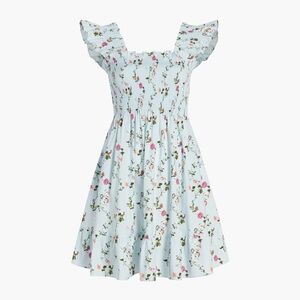 Hill House Elizabeth Mini Dress in Pond Floral